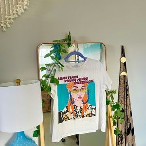 Zara “Sometimes Young Minds Overflow” Shirt
